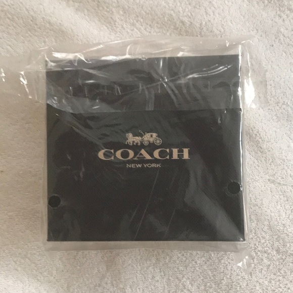Coach Glitter Leather Coin Purse - Picture 6 of 6